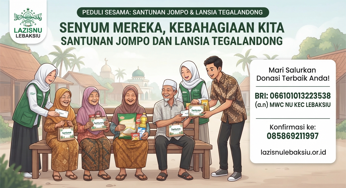SANTUNAN DHUAFA DAN JOMPO TEGALANDONG